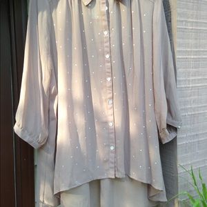 Plus size 2X hi/lo blouse